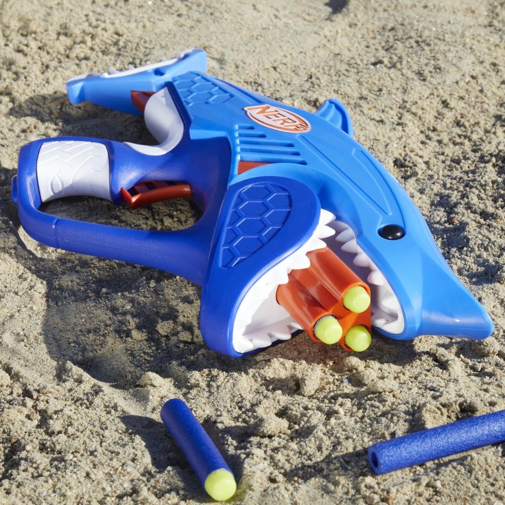 LANZADOR NERF JUNIOR WILD SHARKFIRE - 6