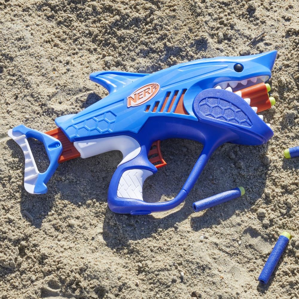 LANZADOR NERF JUNIOR WILD SHARKFIRE - 7
