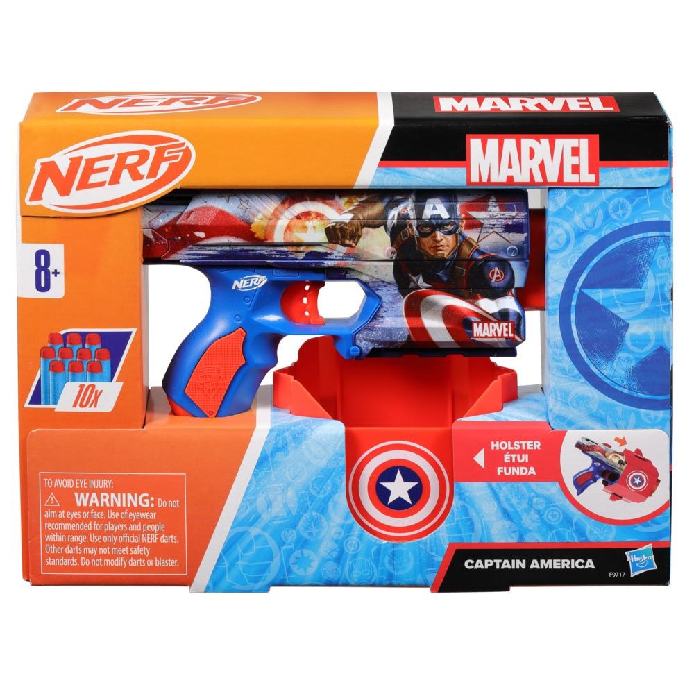 LANZADOR NERF MARVEL CAPITÁN AMÉRICA - 2