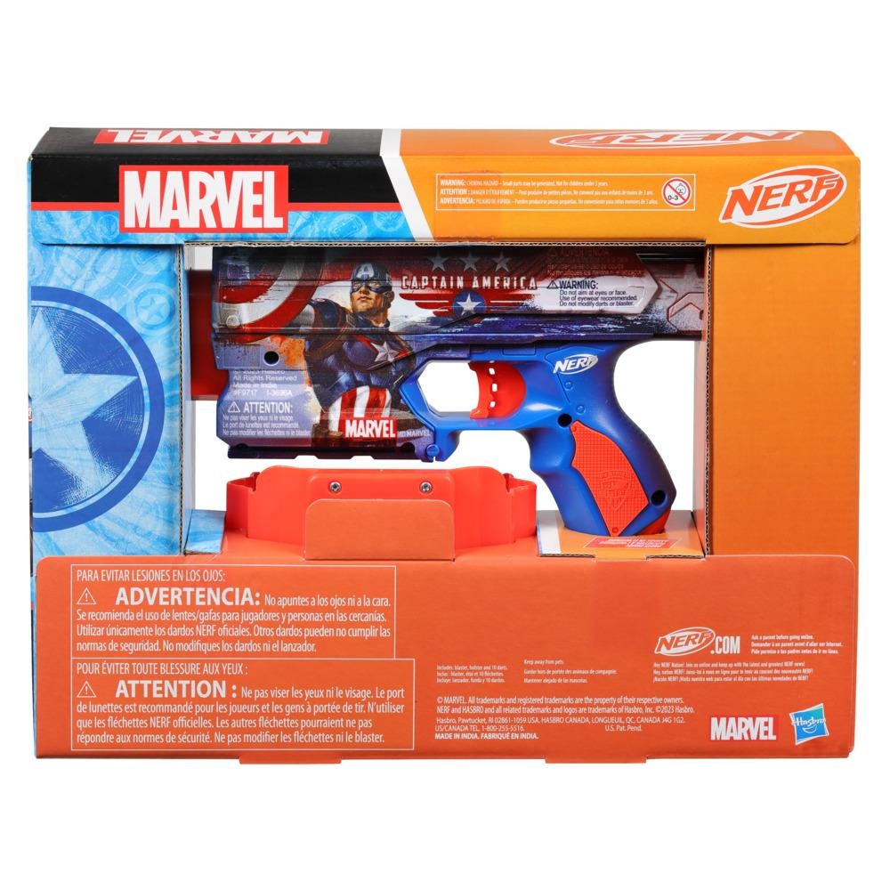 LANZADOR NERF MARVEL CAPITÁN AMÉRICA - 4