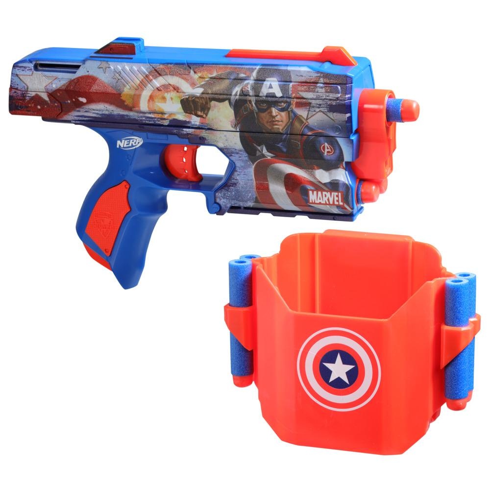 LANZADOR NERF MARVEL CAPITÁN AMÉRICA - 6