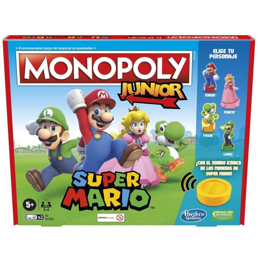 JUEGO MESA MONOPOLY JUNIOR SUPER MARIO - 3