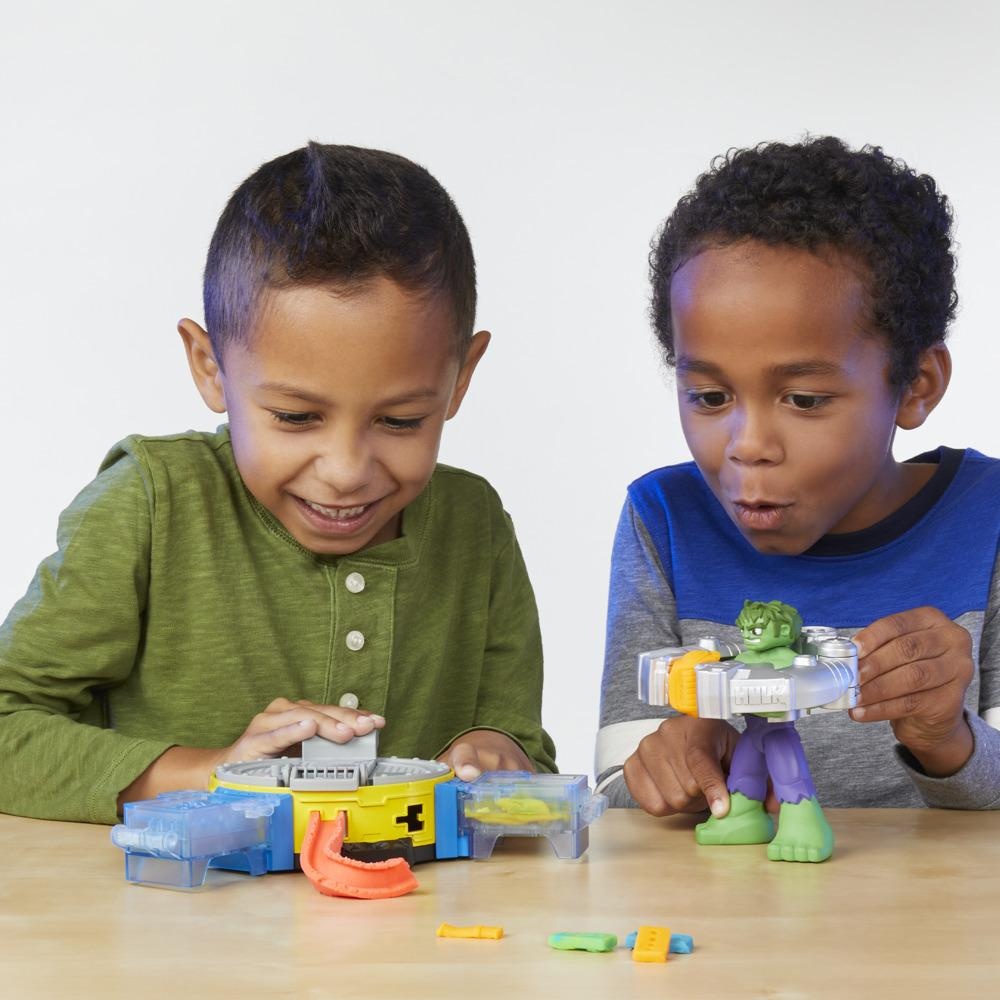MASAS PLAY DOH MARVEL HULK APLASTA Y MOLDEA - 10