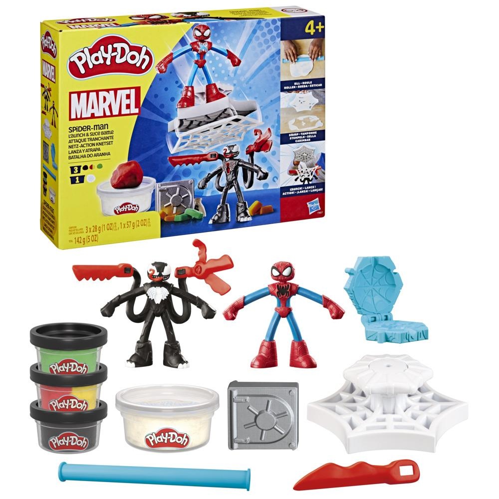 MASAS PLAY DOH MARVEL SPIDER-MAN LANZA Y ATRAPA - 3