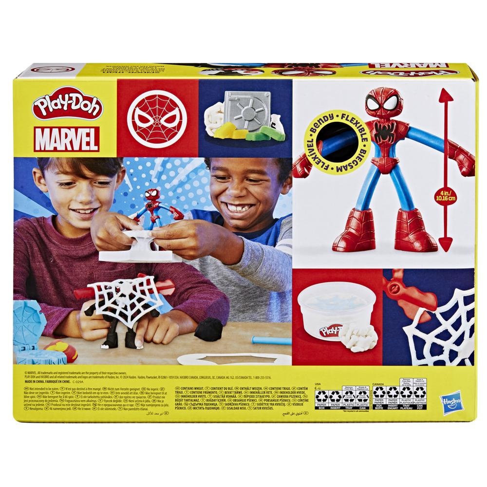 MASAS PLAY DOH MARVEL SPIDER-MAN LANZA Y ATRAPA - 4