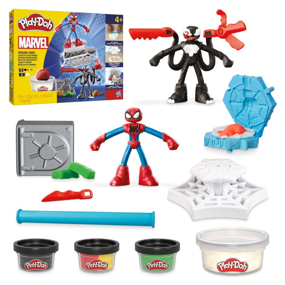 MASAS PLAY DOH MARVEL SPIDER-MAN LANZA Y ATRAPA - 5