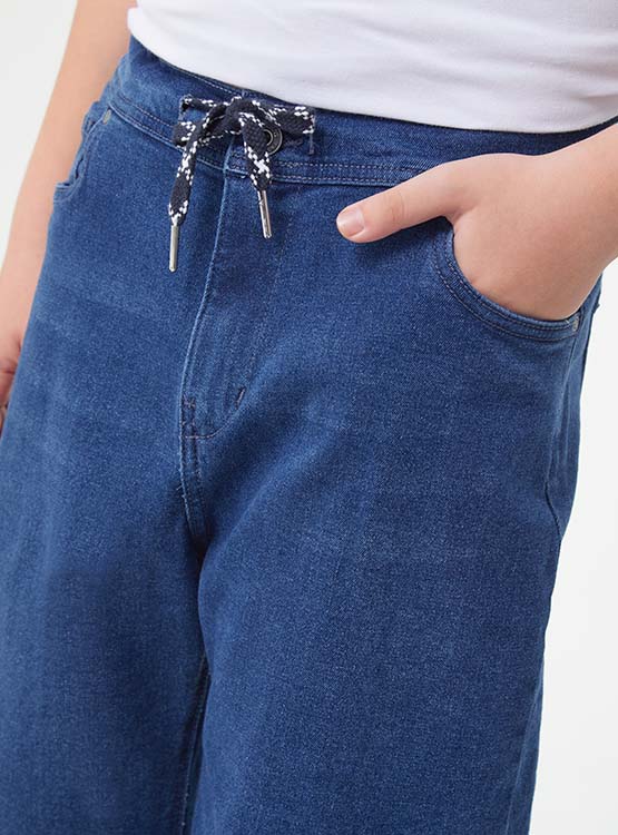 Shorts in denim da bambino | Italia