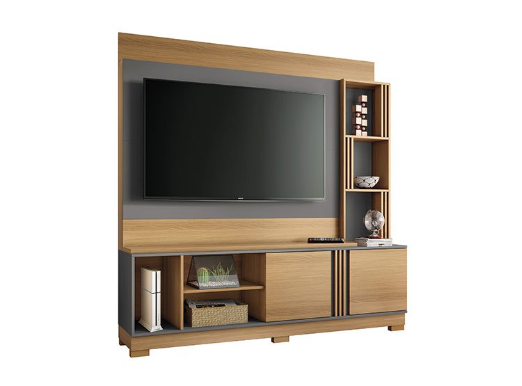 Ripley - CENTRO DE ENTRETENIMIENTO RIPLEY HOME AUGE PINO 4192 GRIS 45
