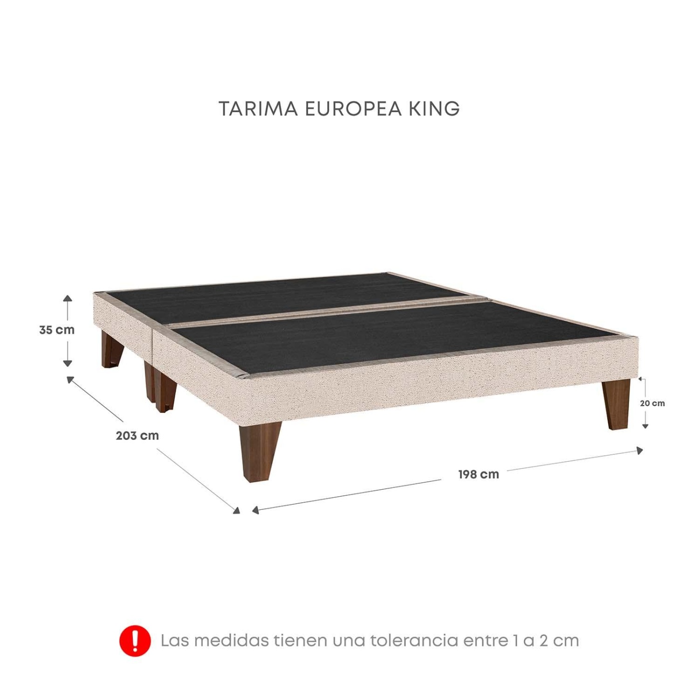 BASE RIZZOLI BOX EUROPEO BEIGE KING - 3