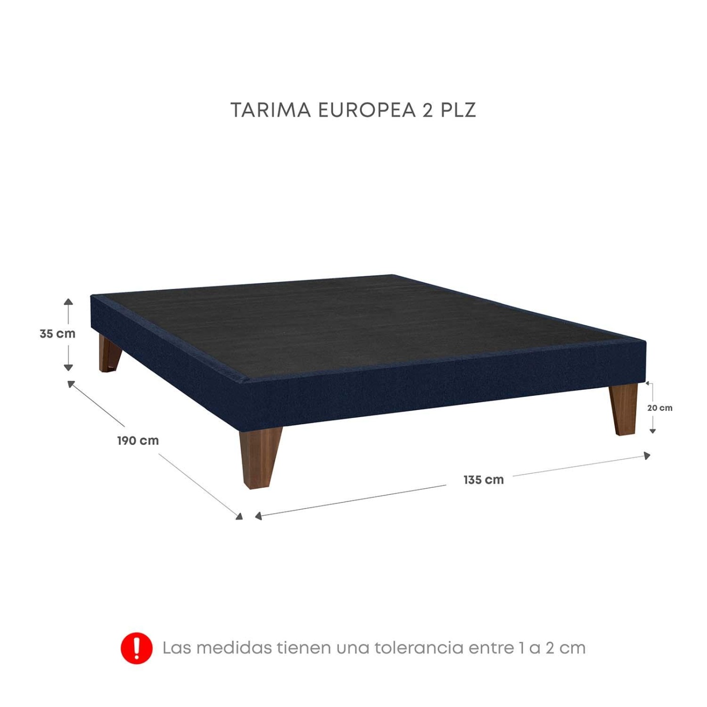 BASE RIZZOLI BOX EUROPEO AZUL 2 PLAZAS - 3