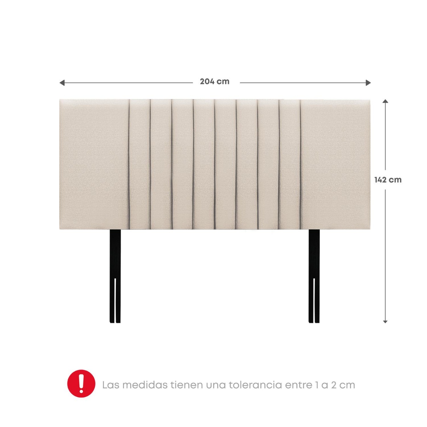 CABECERA RIZZOLI SPRING KING BEIGE - 2
