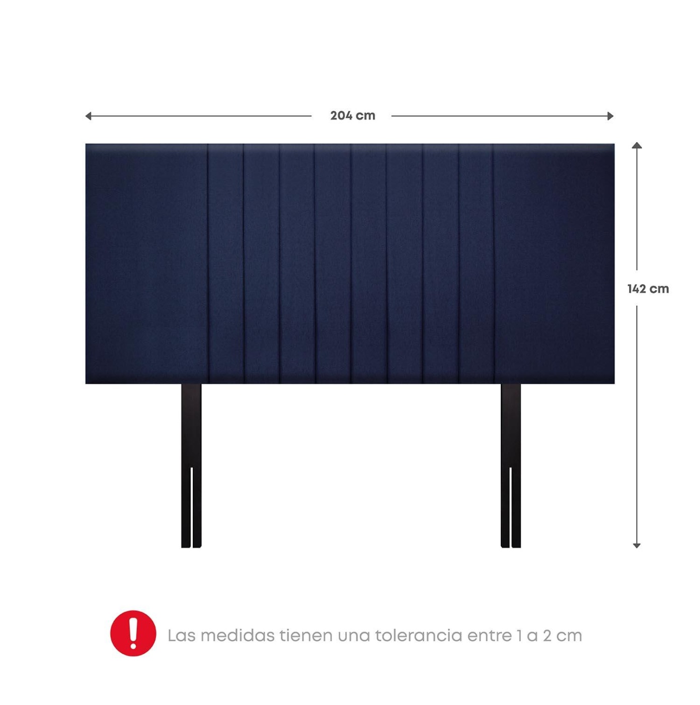 CABECERA RIZZOLI SPRING KING AZUL - 2