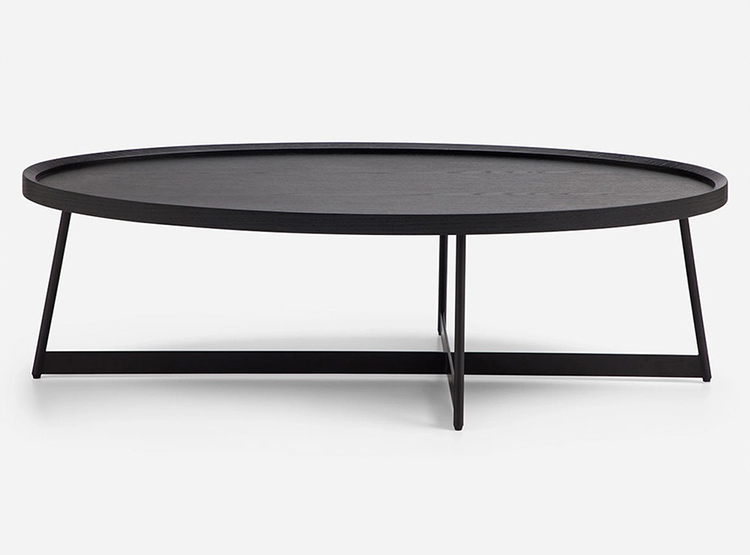 MESA CENTRO ROSEN LIBERTY NEGRO 70X120 CM - 2