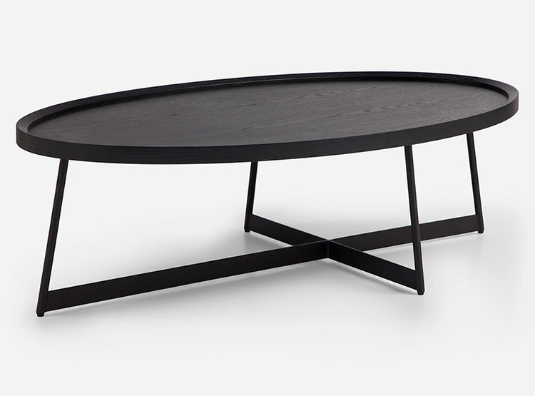 MESA CENTRO ROSEN LIBERTY NEGRO 70X120 CM - 1