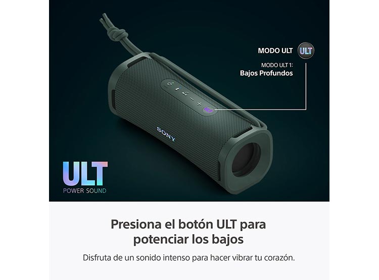 PARLANTE BLUETOOTH SONY SRS-ULT10 PORTÁTIL ULT FIELD 1 GRIS - 3