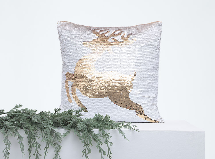 COJÍN RIPLEY HOME RENO 40X40 CM ORO - 1