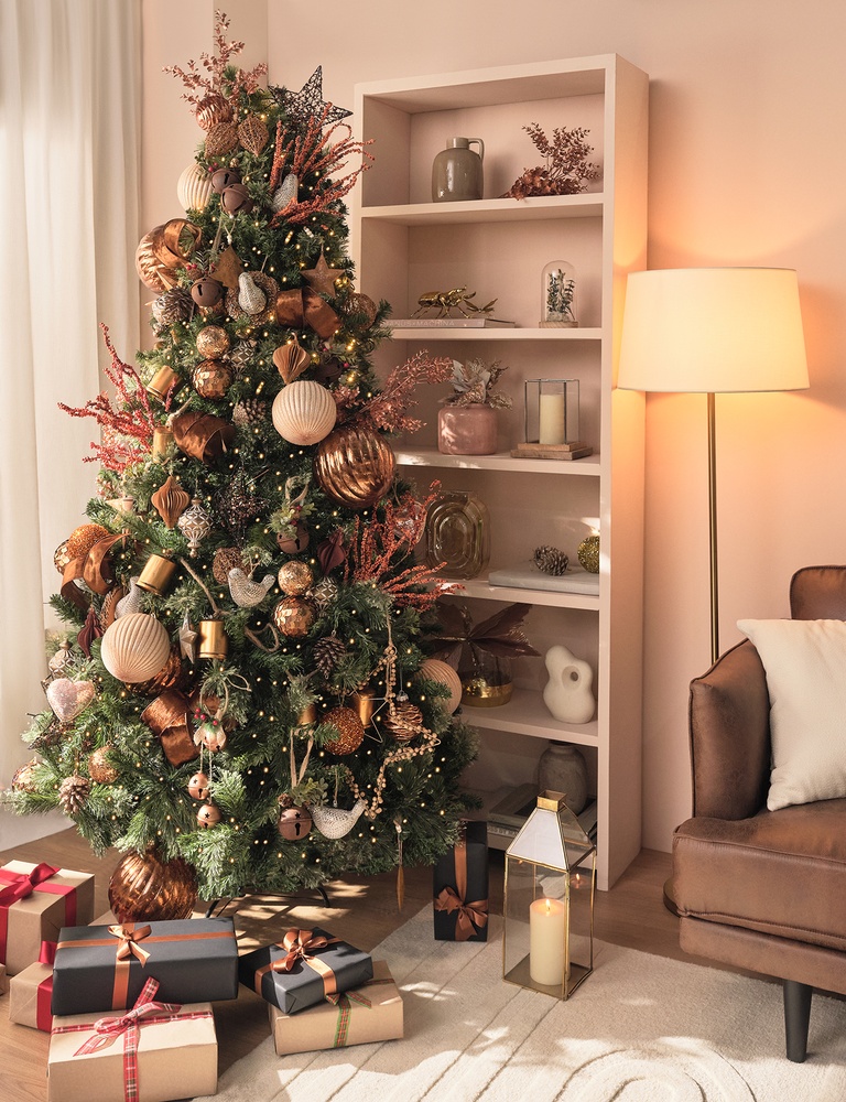 Ripley - ADORNO PARA ÁRBOL NAVIDEÑO RIPLEY HOME PIÑÓN FROSTED MULTICOLOR