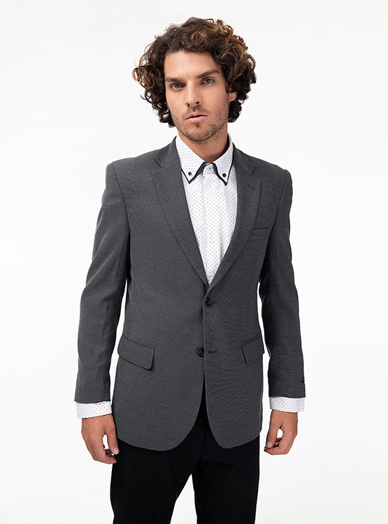 Ripley - SACO HOMBRE KENNETH STEVENS GRIS ALAN