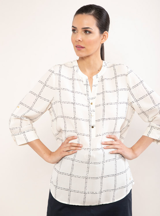 BRIGITTE NAUX BLUSA MANGA CORTA CASUAL E