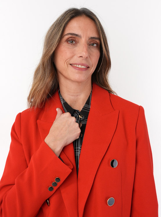 BLAZER MUJER CACHAREL ROJO CAROL