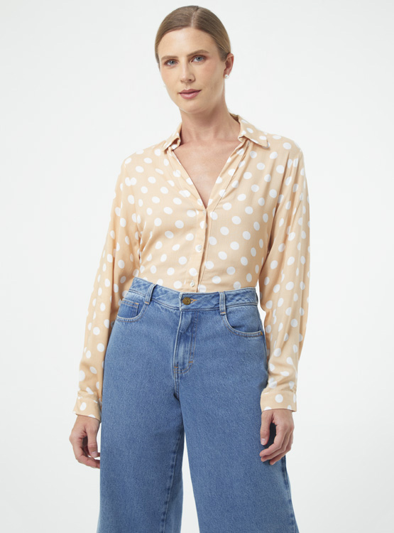 Camisa De Lino Para Mujer SAOVERE – Cuello V, Manga Larga Enrollable, Tela Algodón-Lino, Estilo Casual O Laboral