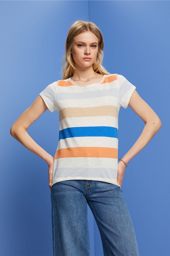 ESPRIT 082ee1k337 T-Shirt, 630/rosso, XS Donna