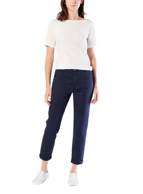 DOCKERS Pantaloni Chino Donna Slim Fit Weekend - Morbido Twill Elasticizzato, Colore Harvest Gold, Taglia 27 - 4