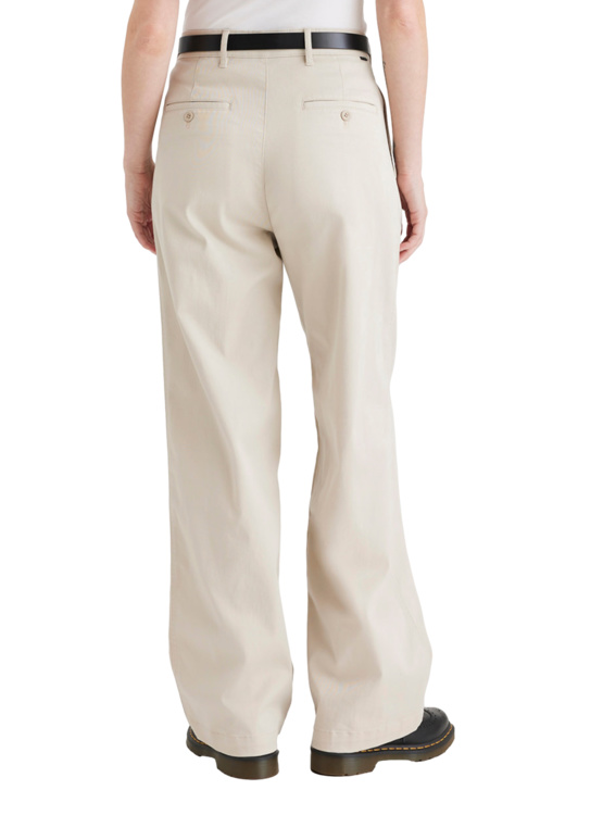 PANTALÓN URBANO WIDELEG MUJER DOCKERS CREMA A7254-0002 HIGH PLEATED - 3