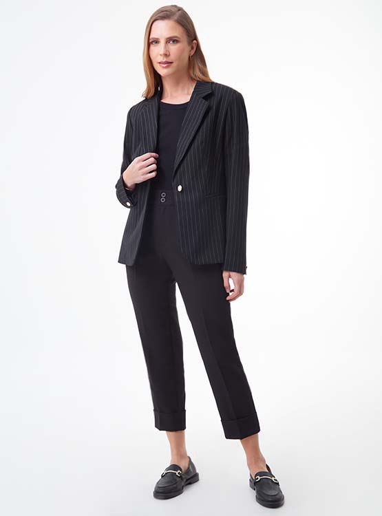 Veste Blazer Femme Cacharel Taille 38 - Gris, Laine, Occasion En Très Bon état