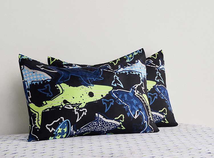Juego De 2 Fundas De Almohada Decorativas Azul Marino De 18 X