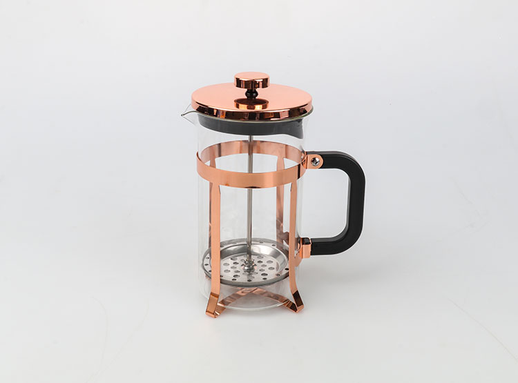 COMBO RIPLEY HOME CAFETERA FRANCESA COBRE + TAZAS - 3