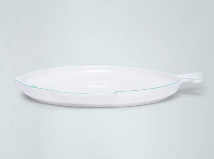 FUENTE RIPLEY HOME MALDIVAS APERITIVO PEZ REDONDA L PORCELANA - 2