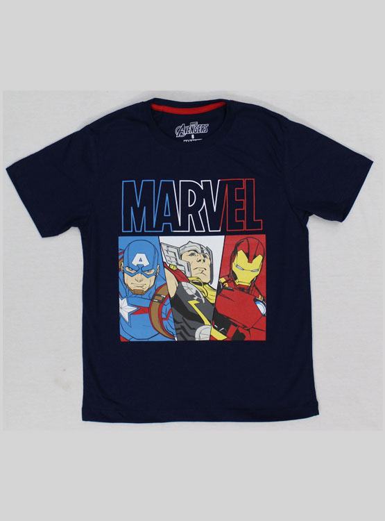 Conjunto Marvel Avengers Talla 8 Capitán América Azul Marino 2 Piezas