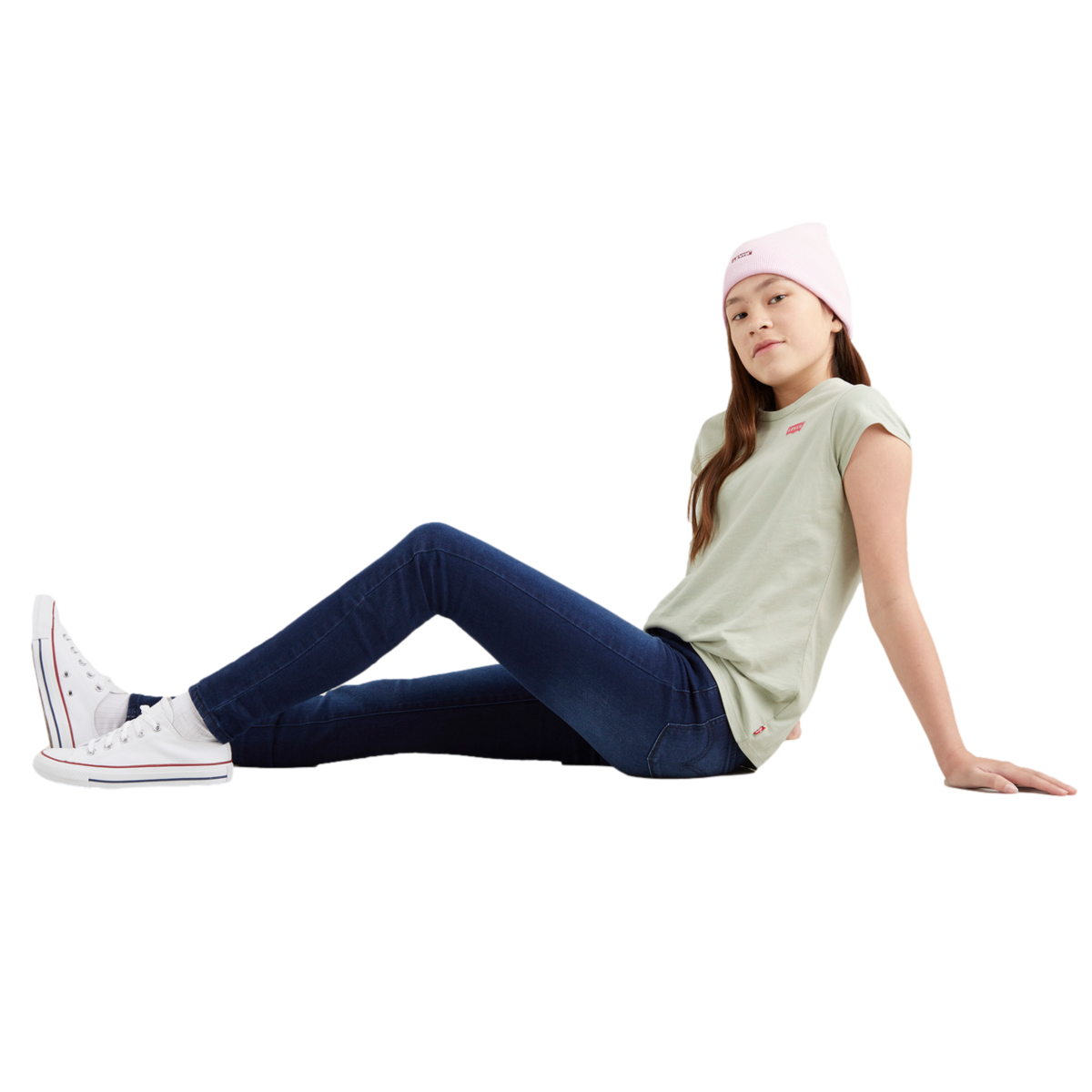 Levi's LVG 710 Super Skinny Jeans Fille - 73% Coton, 26% Tencel, 1% Spandex | Taille Adjustable