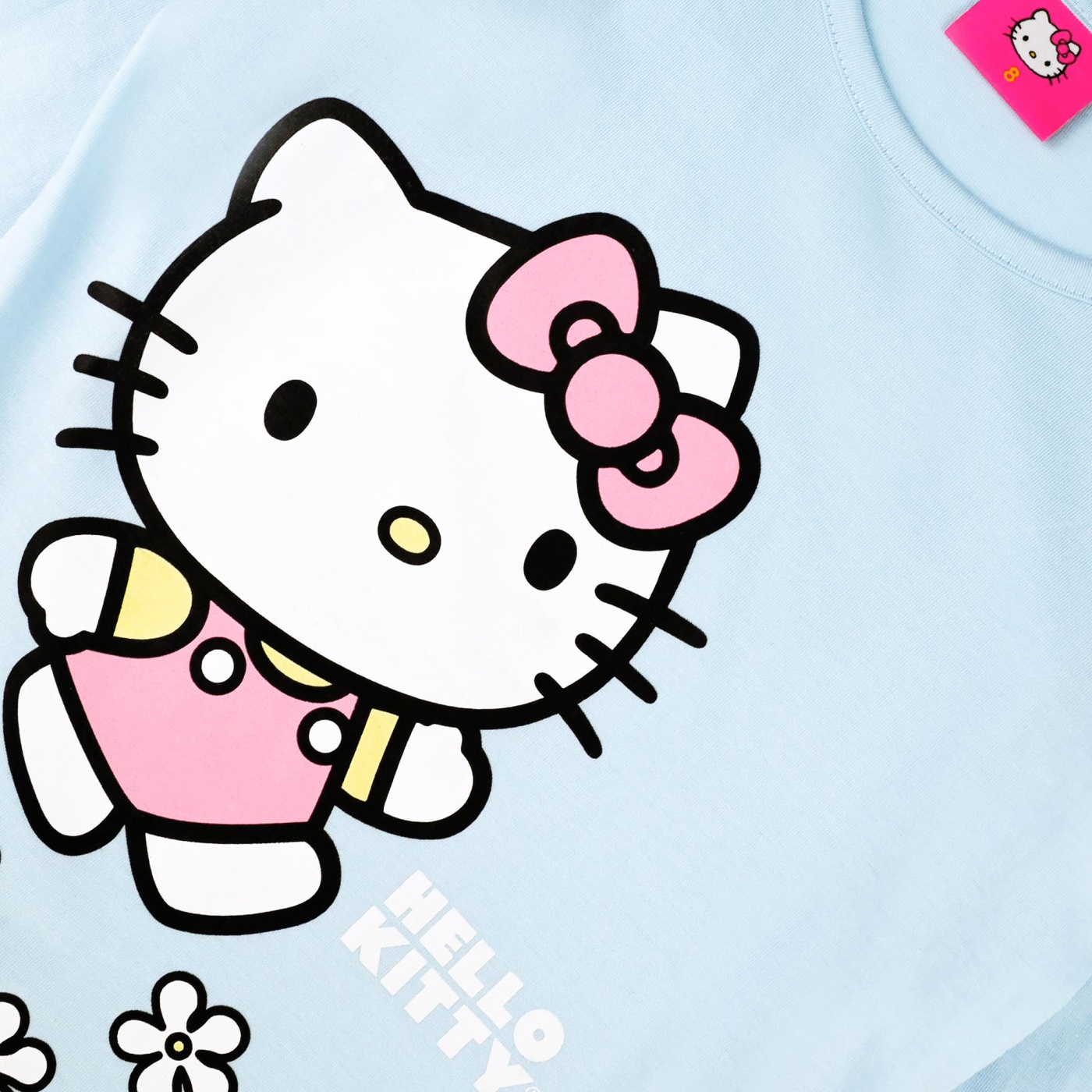 Ripley - POLO MANGA LARGA ALGODÓN NIÑA HELLO KITTY CELESTE BA7036R