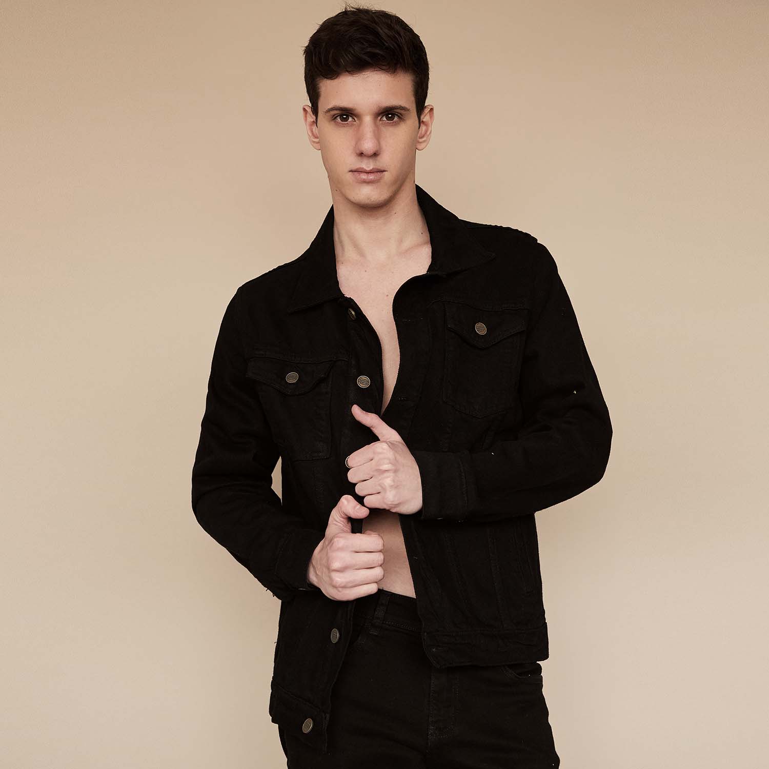 Ripley - CASACA LAZAROVICH PARA HOMBRE DEMIN NEGRA