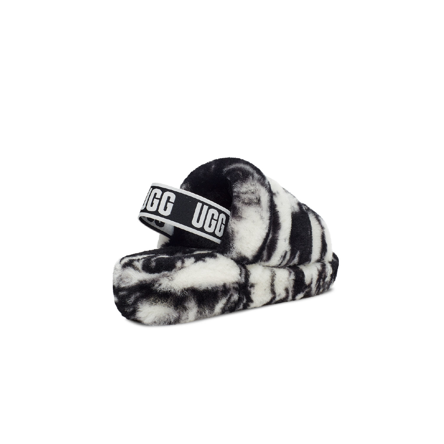 Ripley - SANDALIAS MUJER UGG FLUFF YEAH SLIDE MARBLE NEGRO