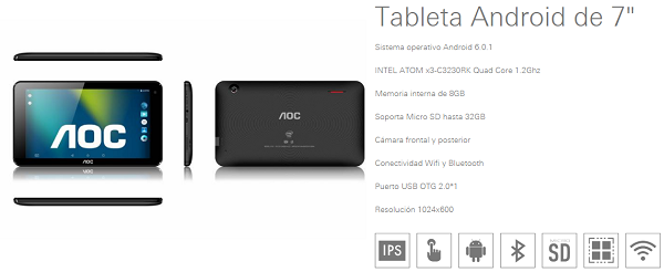 tablet de aoc